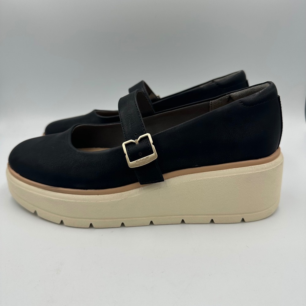 Dr. Scholl's Nice Max MJ Mary Jane Black Platform Buckle Loafers Chunky Goth 8.5 - Picture 17 of 17
